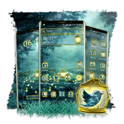 Biểu tượng Fireflies Light Lamp Theme